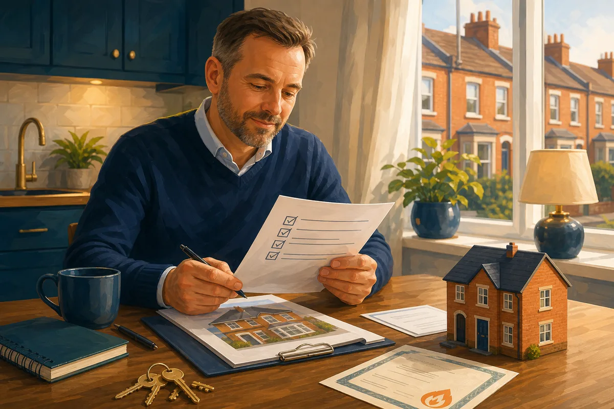 UK landlord reading property compliance documents — practical letting advice for Doncaster landlords